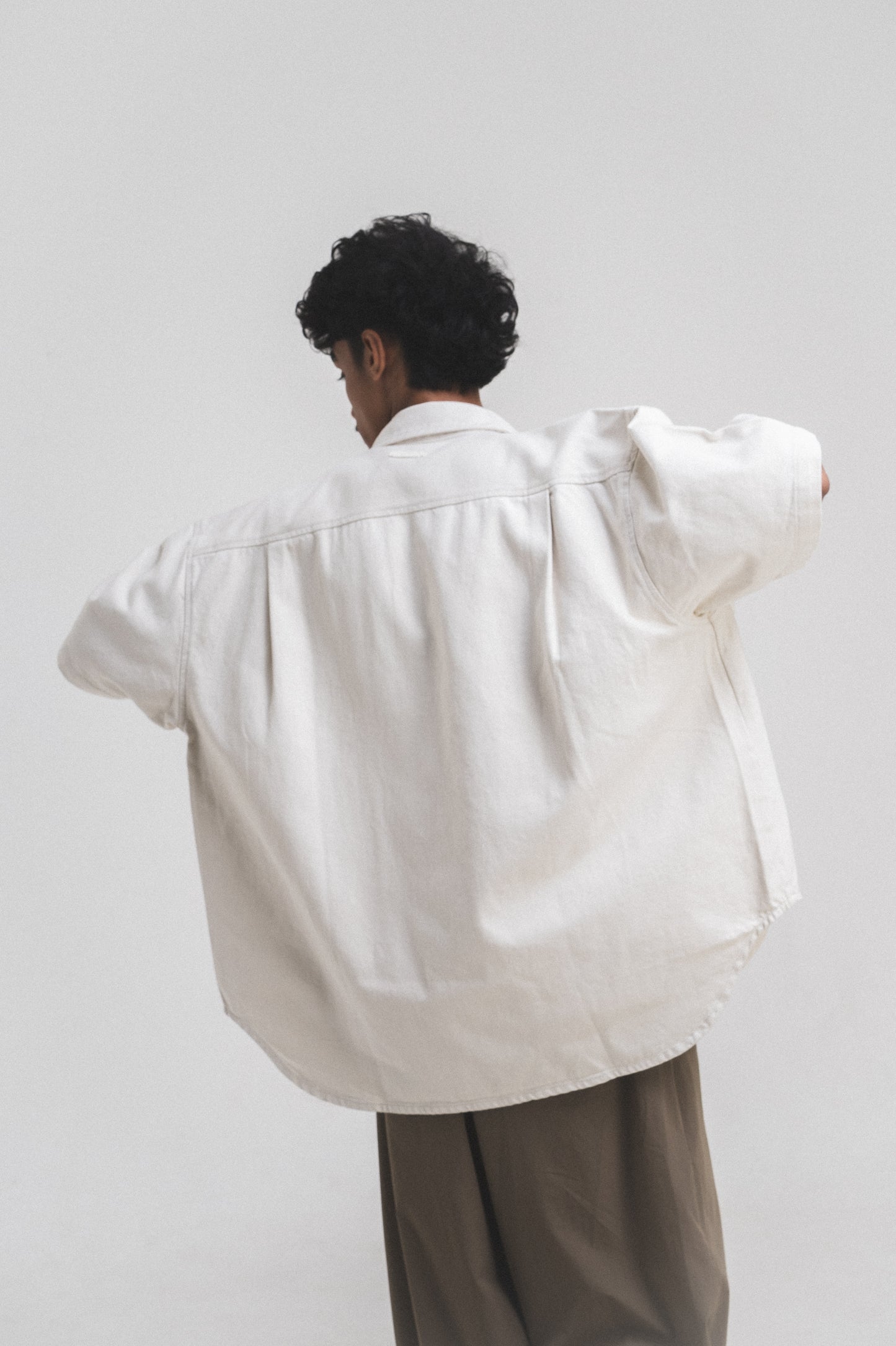 ANS Obu Overshirt - White