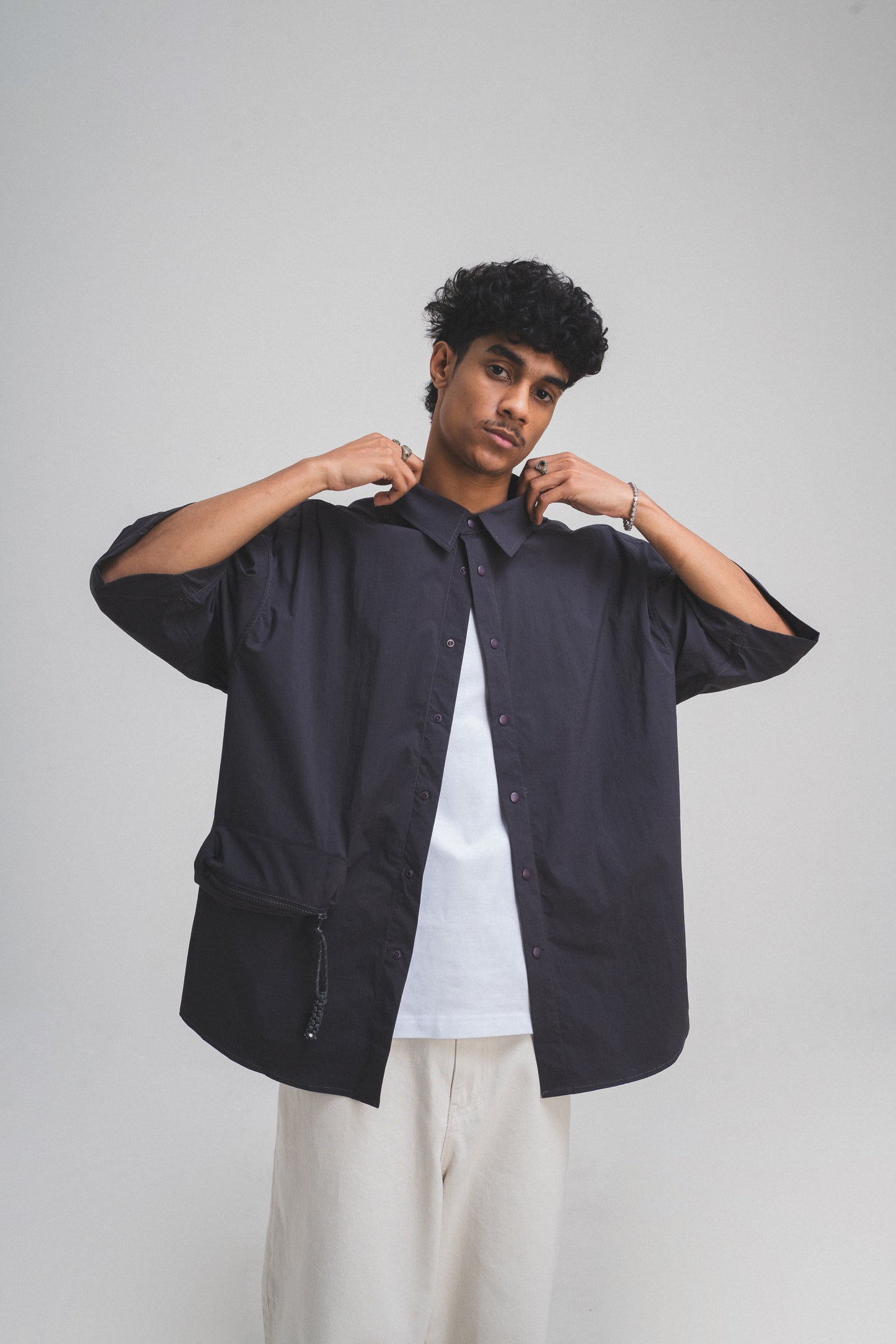 ANS Los Pocket Shirt - Black