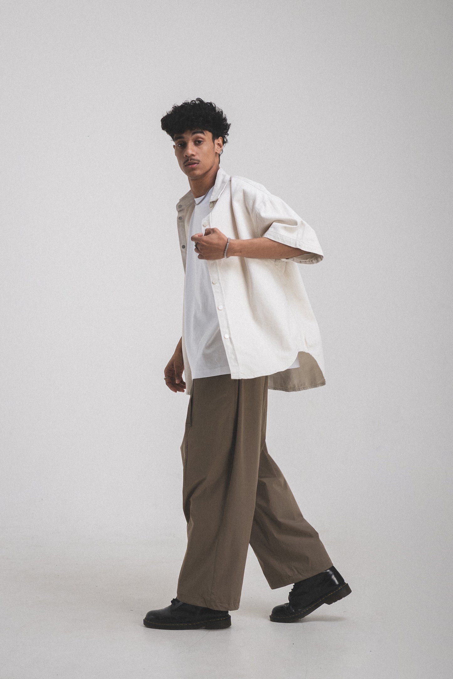 ANS Obu Overshirt - White