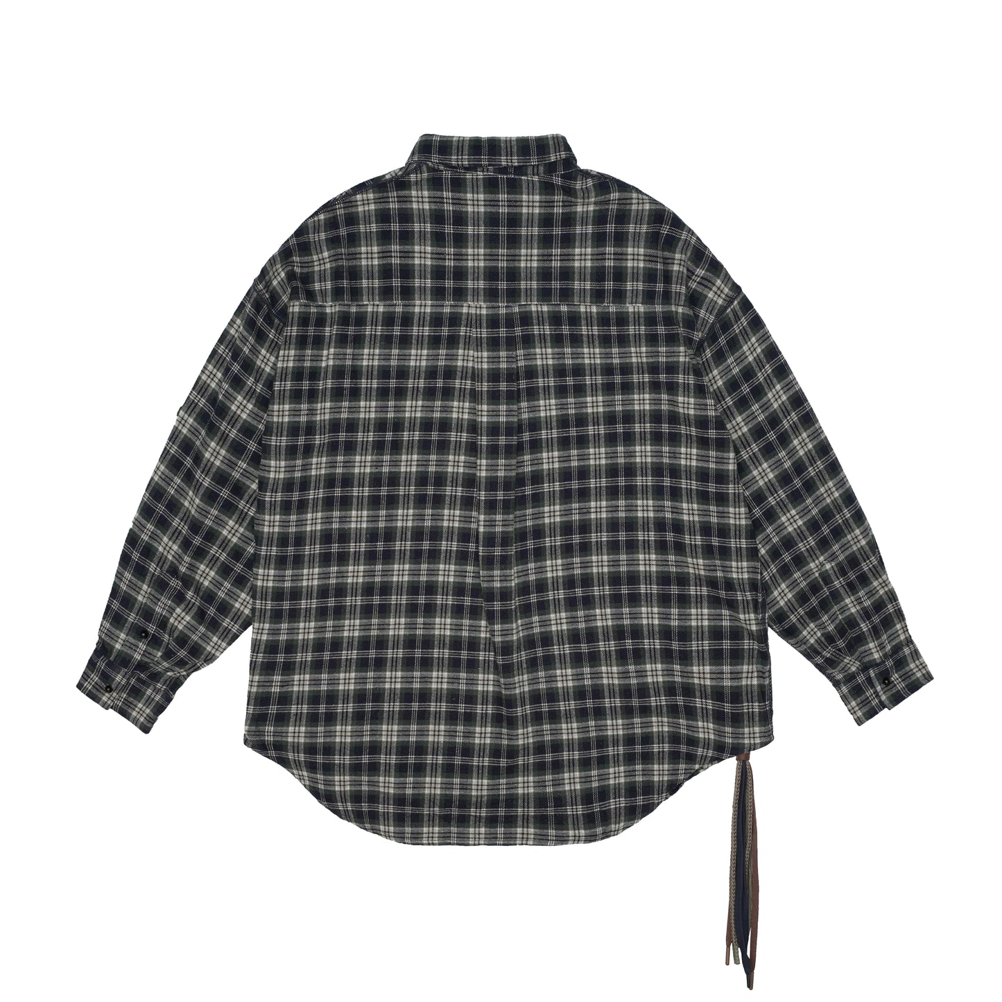 ANS Van Plaid Shirt - Black