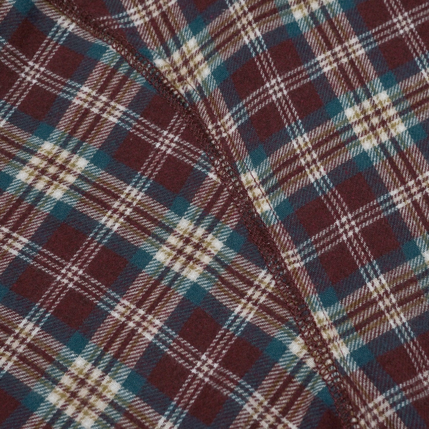 ANS Van Plaid Shirt - Red