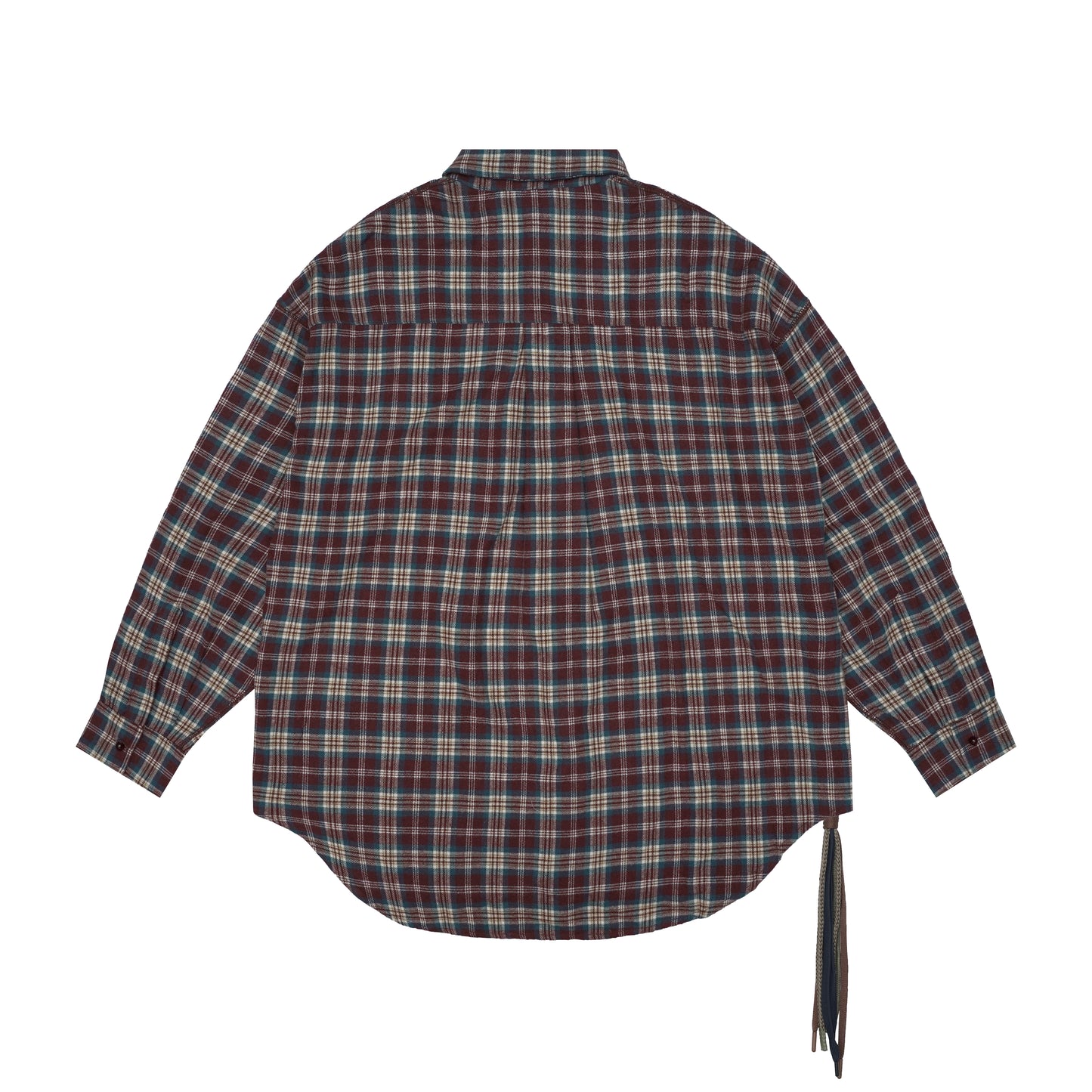 ANS Van Plaid Shirt - Red