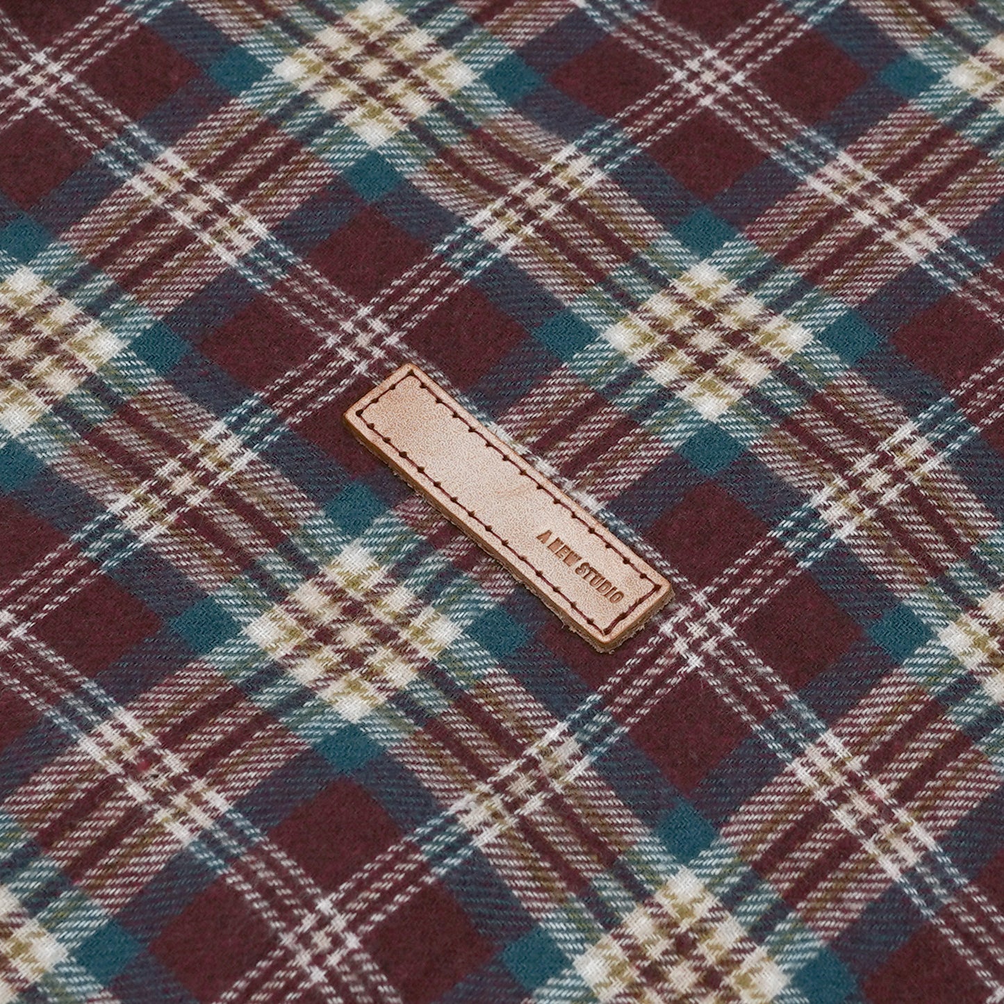 ANS Van Plaid Shirt - Red