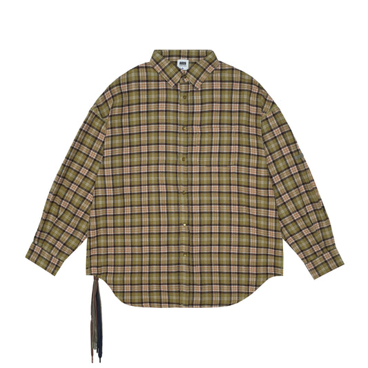 ANS Van Plaid Shirt - Yellow