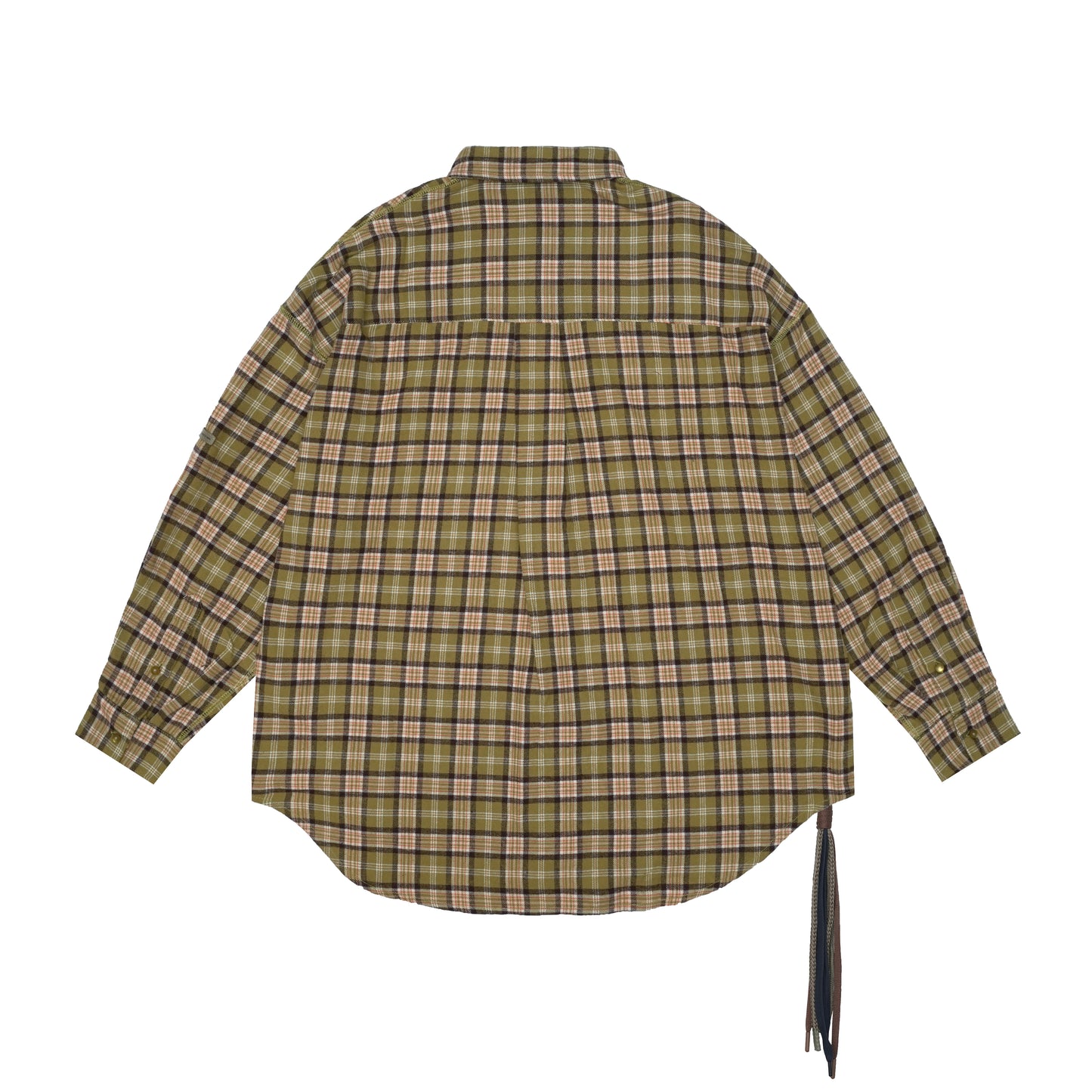 ANS Van Plaid Shirt - Yellow