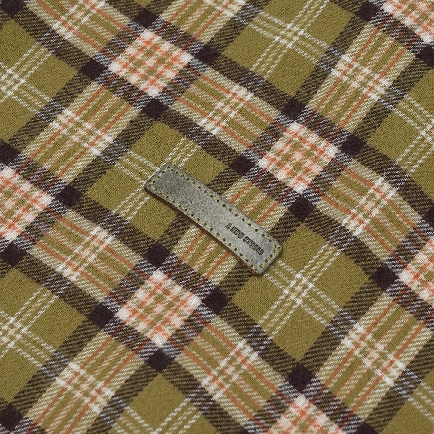 ANS Van Plaid Shirt - Yellow