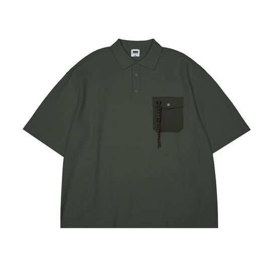 ANS Macar Polo Overshirt - Green