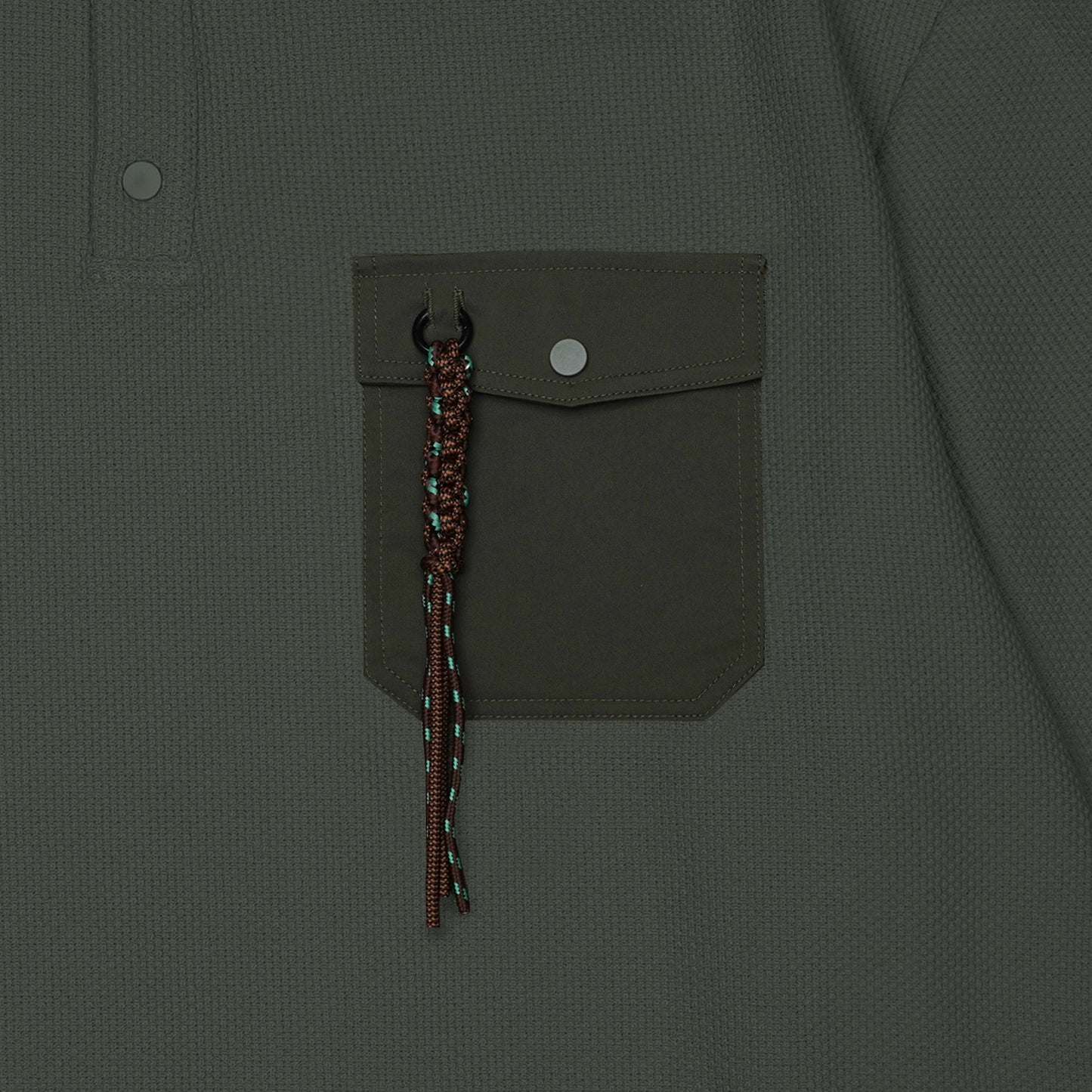 ANS Macar Polo Overshirt - Green