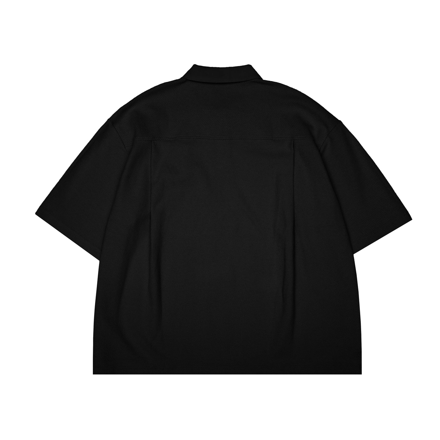 ANS Macar Polo Overshirt - Black
